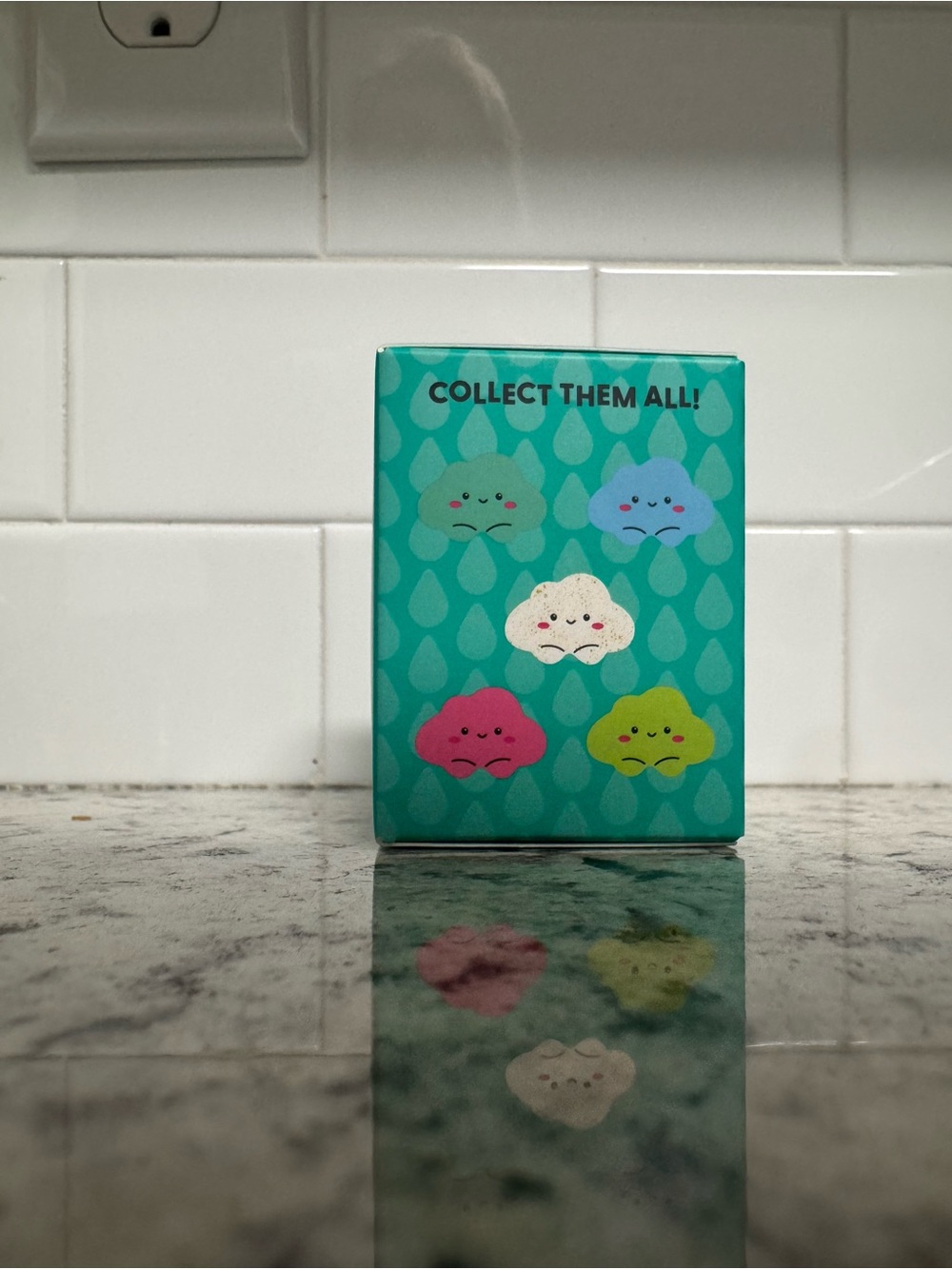 Adore Teal Glitter Cloud Squishy - Picture 3 of 6